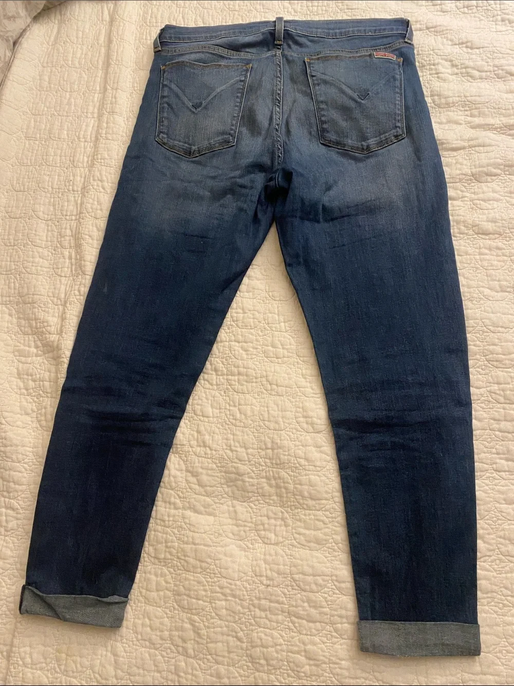Hudson Jeans Women's Dark Wash Boyfriend Jeans